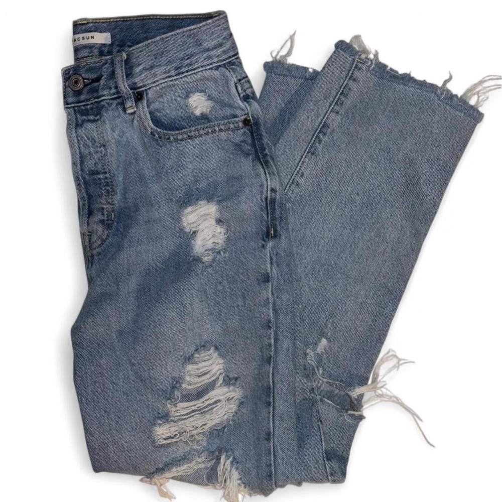 Pacsun High Rise Straight Jeans Size 25
